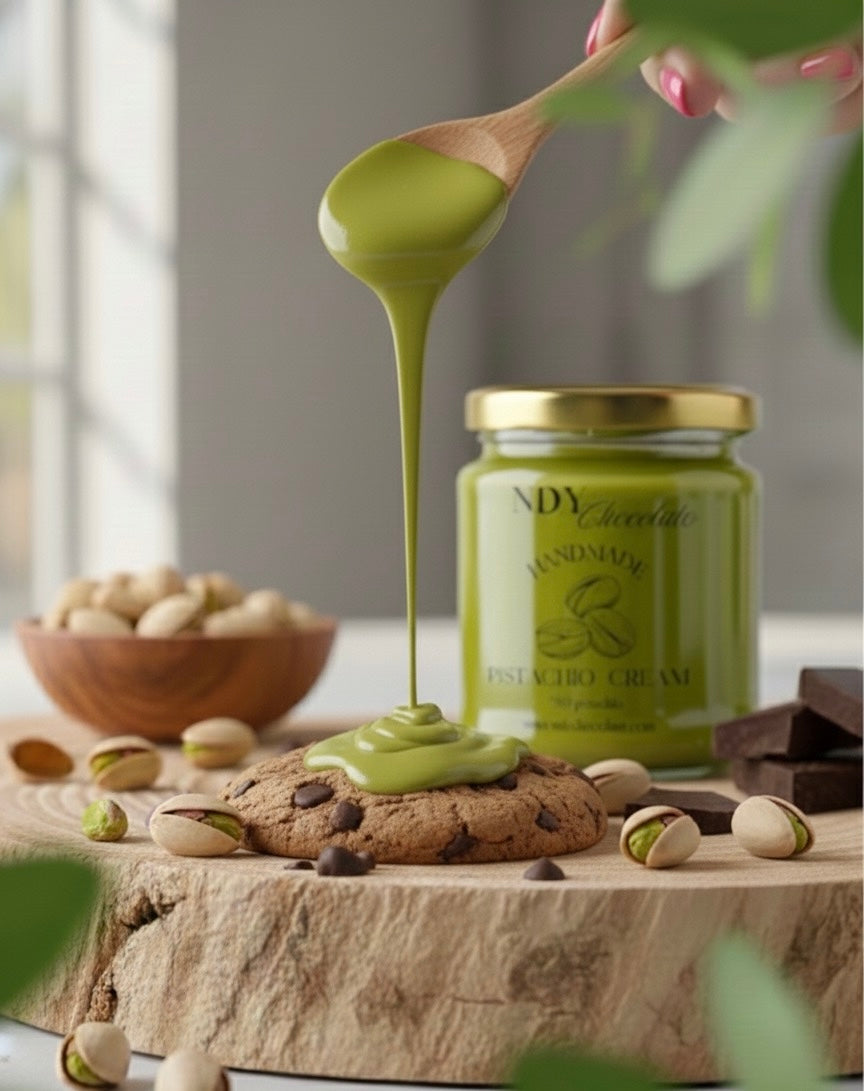 PREMIUM ORGANIC %70 PISTACHIO CREAM & SPREAD – Handmade, Additive