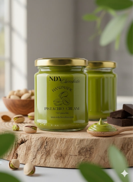 PREMIUM ORGANIC %70 PISTACHIO CREAM & SPREAD – Handmade, Additive-Free (170g)